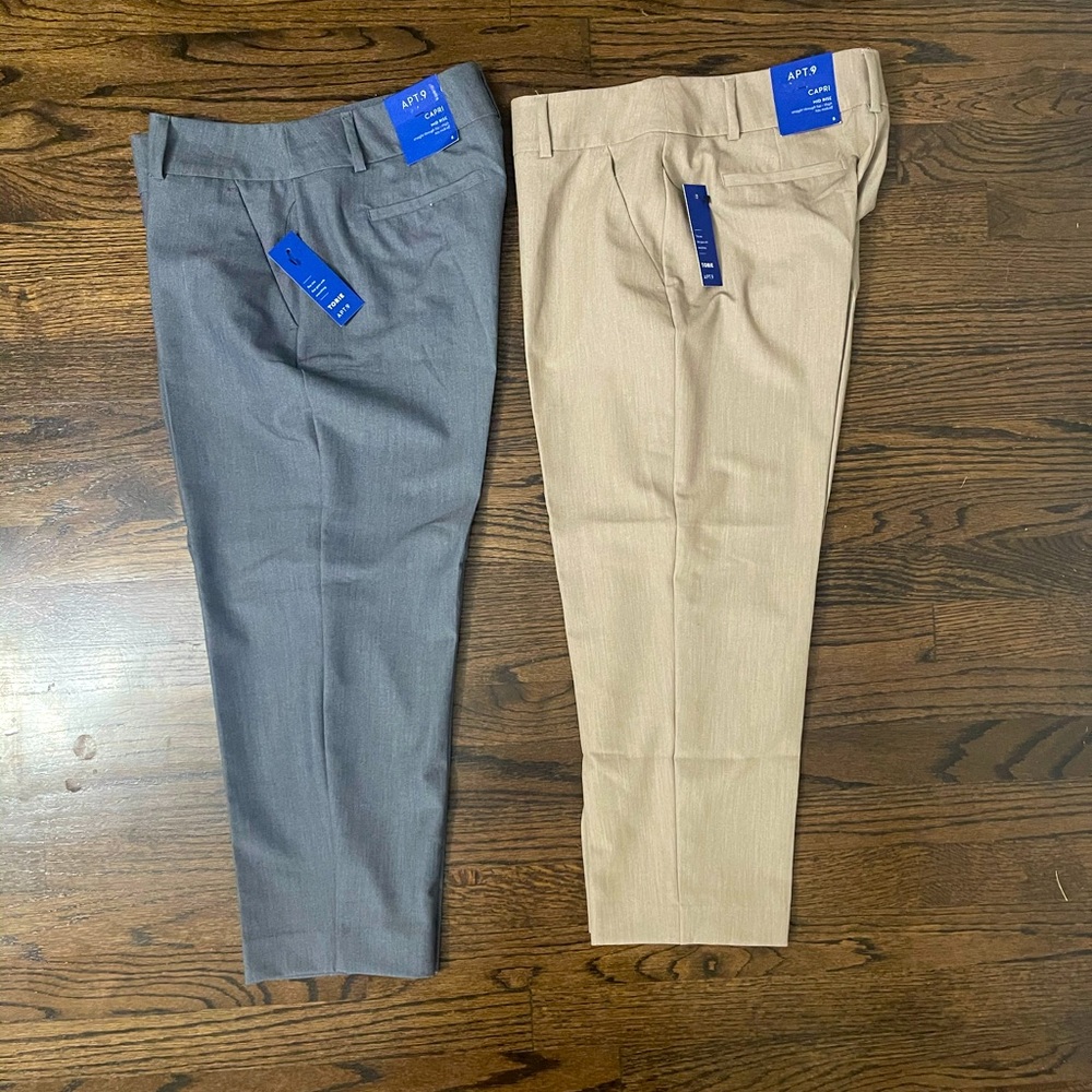 Lot of 2 Apt. 9 Capris NWT